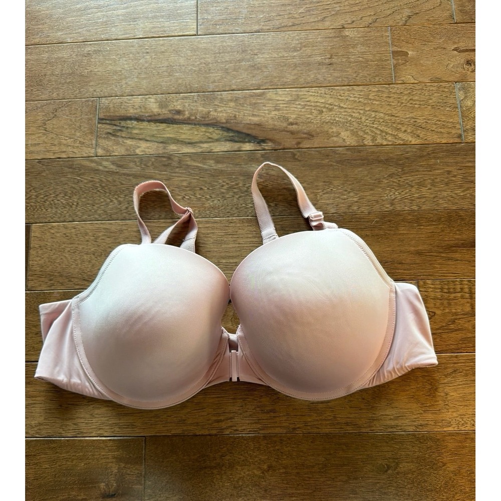 Women's Pink Front Clasp Push-Up Bra Torrid 42C Underwire